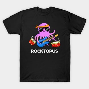 Rocktopus Cute Octopus Pun T-Shirt